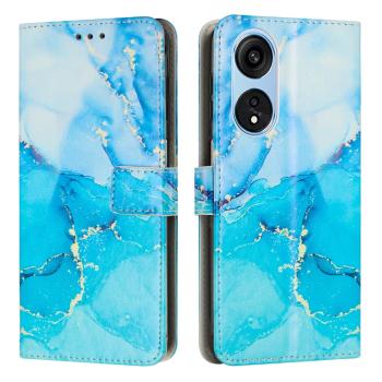 ART MARBLE Peňaženkový kryt Oppo A98 5G BLUE GREEN