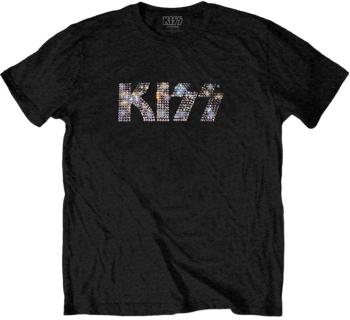 Kiss Tričko Logo Unisex Black XL