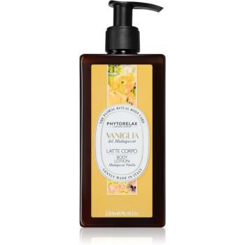 Phytorelax Laboratories Madagascar Vanilla zjemňujúce hydratačné telové mlieko s vanilkou 250 ml