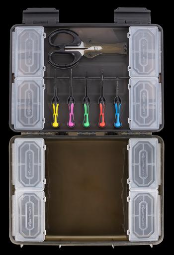 Korum tackle box slim blox loaded