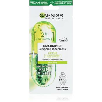 Garnier Skin Naturals Ampoule Sheet Mask plátenná maska s čistiacim a osviežujúcim účinkom 15 g