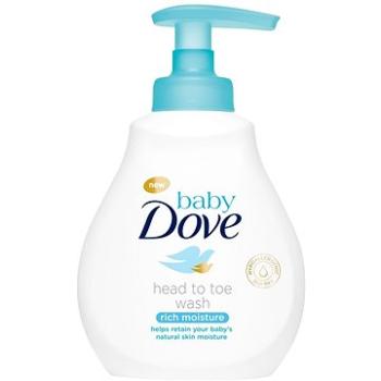 DOVE BABY Rich Moisture Sprchový gél na celé telo aj vlásky 400 ml (8710908657467)