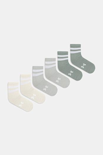 Ponožky Under Armour 6-pak biela farba, 1387058