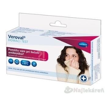 Veroval "Pomôžu vám pri liečení antibiotiká?" domáci CRP test 1ks