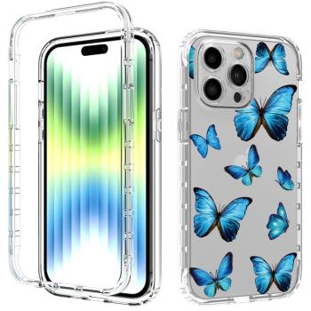 DUAL ART Odolný kryt Apple iPhone 14 Pro Max BUTTERFLY