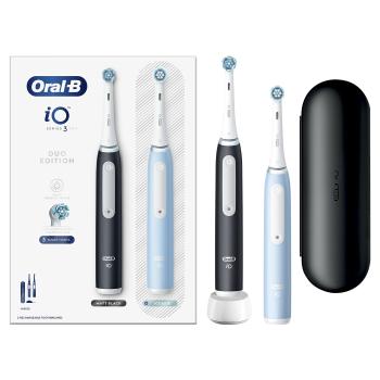 Oral B Elektrická kefka Series iO 3 Duo Black/Ice Blue 2 ks