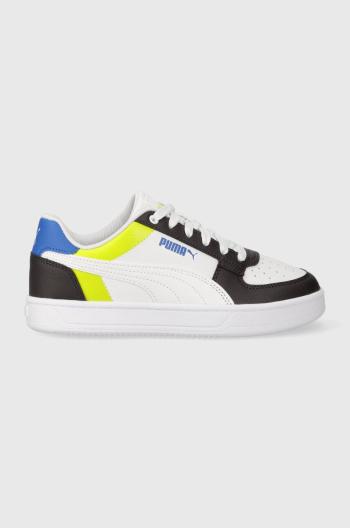 Detské tenisky Puma Caven 2.0 Block Jr biela farba