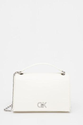 Kabelka Calvin Klein biela farba, LV04F3104G