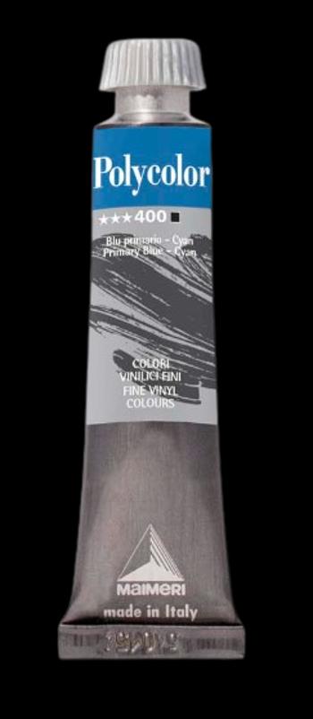 MAIMERI POLYCOLOR - Jemné vinylové farby 400 - primary blue cyan, 20 ml