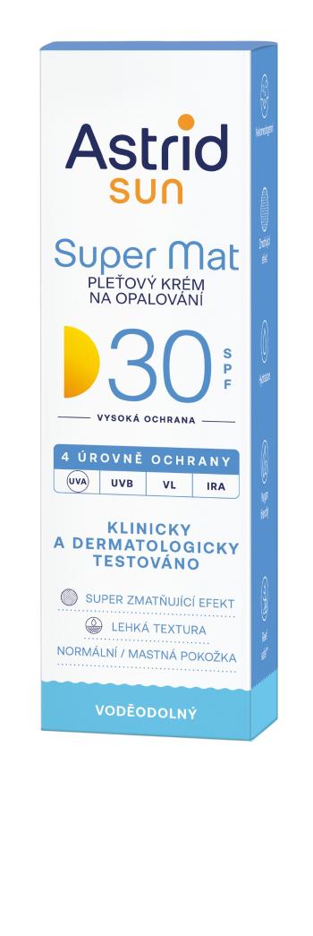 Astrid Pleťový krém na opaľovanie SPF 30 Super Mat 50 ml