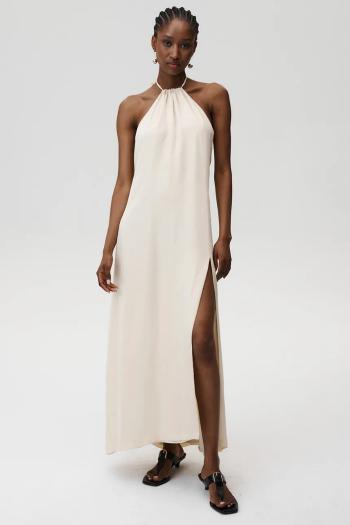 Šaty Undress Code Desire Dress béžová farba, maxi, rovný strih, 908
