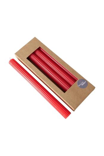 Sada sviečok Boltze Classic 25 cm 4-pak červená farba
