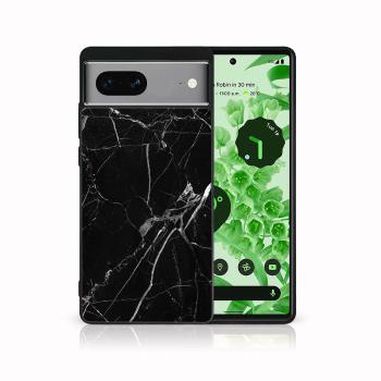 MY ART Ochranný kryt pre Google Pixel 7a BLACK MARBLE (142)