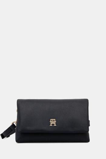 Kabelka Tommy Hilfiger tmavomodrá farba, AW0AW17698