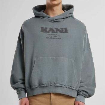 Mikina Karl Kani RETRO SPRAYED Hoodie Anthracite - 2XL