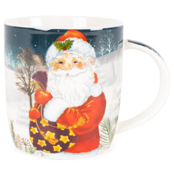 Porcelánový hrnček Xmas Santa, 370 ml