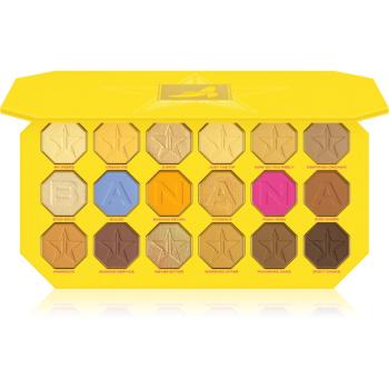 Jeffree Star Cosmetics Banana Fetish Artistry Palette paletka očných tieňov 18x1,5 g