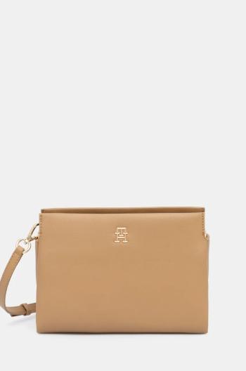 Kabelka Tommy Hilfiger hnedá farba, AW0AW17225