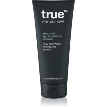 true men skin care Daily face wash with gentle scrubs exfoliačný čistiaci gél pre mužov 200 ml