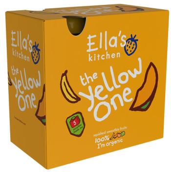 ELLA'S KITCHEN BIO Yellow One Ovocné pyré s banánom 5 x 90 g