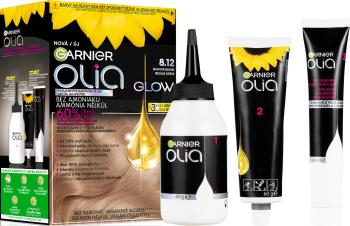 GARNIER Olia Glow permanentná farba na vlasy 8.12, dúhová blond