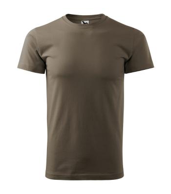 MALFINI Pánske tričko Basic - Army | XS