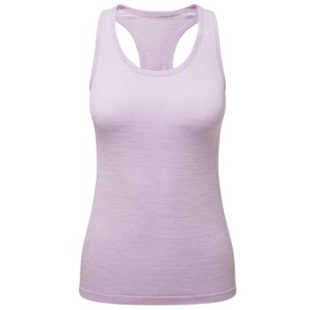 TriDri® Dámske bezšvové športové tielko 3D fit - Fialový melír | L