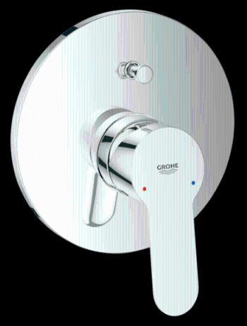 Sprchová a vaňová batéria GROHE PROJECT vrátane podomietkového telesa chróm SIKOBGPRO215