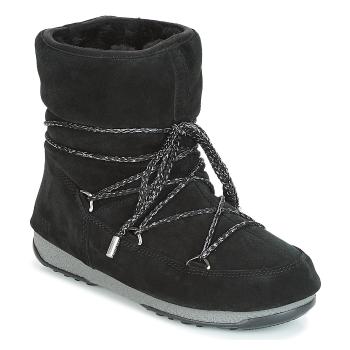 Moon Boot  LOW SUEDE WP  Obuv do snehu Čierna