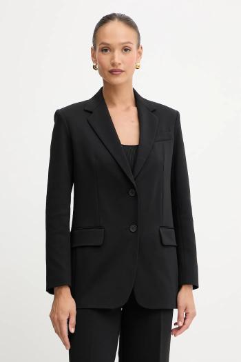 Sako Weekend Max Mara MESSINA čierna farba, jednoradové, jednofarebné, 2525916041600