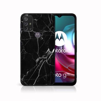 MY ART Silikónový obal Motorola Moto G10 / G20 / G30 BLACK MARBLE (142)