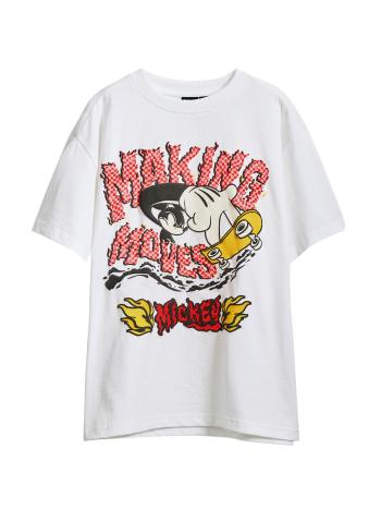 Desigual Póló 'Mickey Mouse'  sárga / piros / fekete / fehér