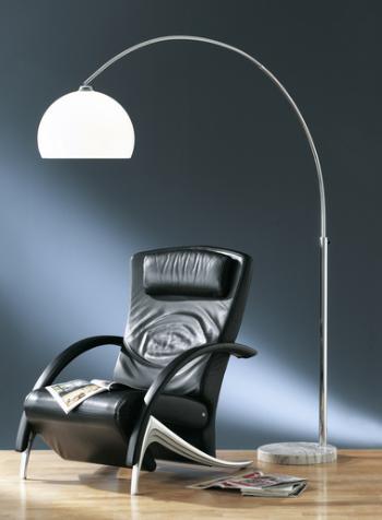Stojaca lampa Trio Sola chróm 4200011-06