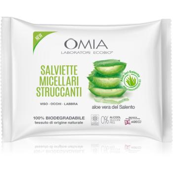 Omia Laboratories Aloe Vera del Salento odličovacie obrúsky 20 ks