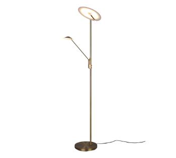 LED stojaca lampa Trio Brantford mosadz 425610204