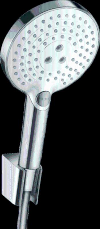 Sprchová hlavica s hadicou Hansgrohe Raindance Select S biela/chróm 26721400