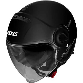 Axxis Raven SV ABS Solid, otvorená helma lesklá čierna (MOTO32236nad)