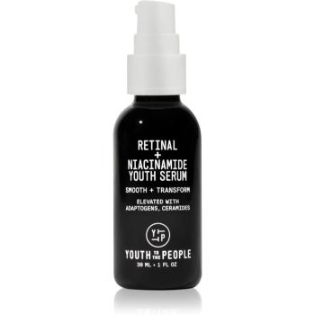 Youth To The People Youth Retinal + Niacinamide Serum nočné sérum proti starnutiu pleti 30 ml