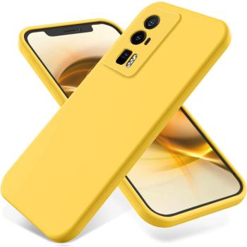 RUBBER Ochranný kryt pre Xiaomi Poco F5 Pro žltý