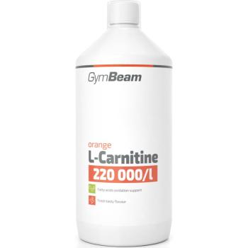 GymBeam L-Carnitine 220 000 mg/l spaľovač tukov príchuť Orange 1000 ml