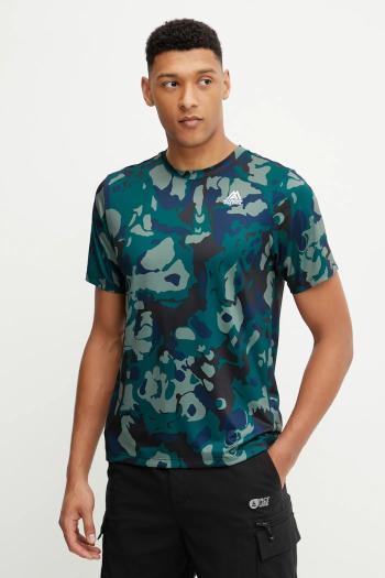 Športové tričko The North Face 24/7 zelená farba, vzorované, NF0A8BP986U1