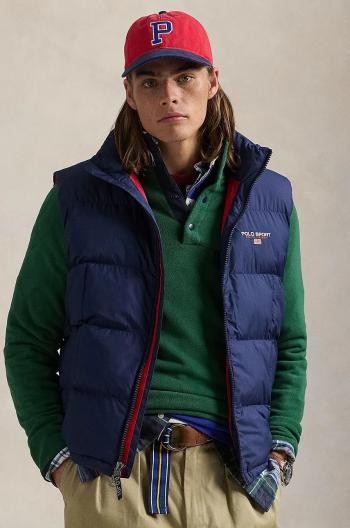 Vesta Polo Ralph Lauren pánska, tmavomodrá farba, zimná, 710962054