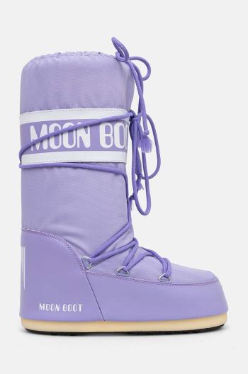 Snehule Moon Boot MB ICON NYLON fialová farba, 80D1400440 E001