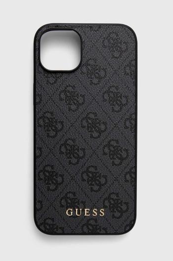 Puzdro na mobil Guess iPhone 15 Plus 6.7 šedá farba