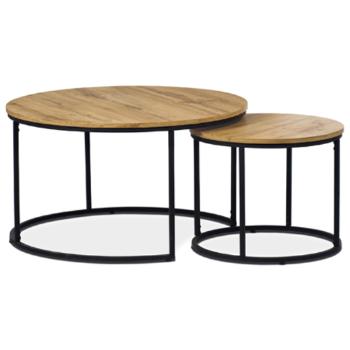 Konferenčný stolík Autronic 80 cm hnedý MDF AF-3002 OAK