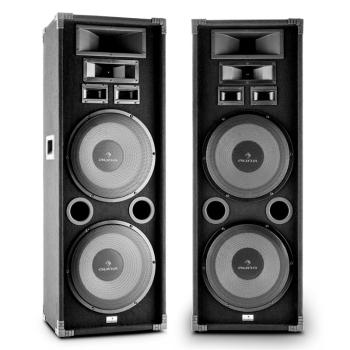 Auna PA-2200 set de 2-game complete HiFi PA Speaker 2x12 "Woofer 2000W max.