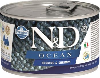 Farmina N&D dog OCEAN herring & shrimps konzerva 140g