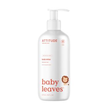 ATTITUDE Detské telové mlieko s vôňou hruškovej šťavy Baby leaves 473 ml