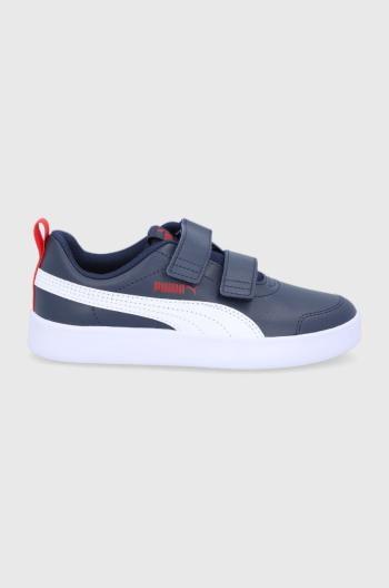 Topánky Puma 371543 tmavomodrá farba