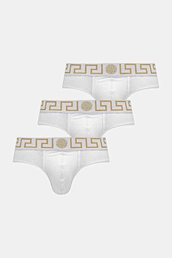 Slipy Versace 2-pak pánske, biela farba, AU10180 1A10011